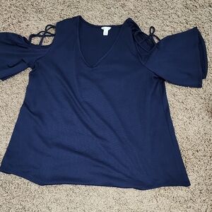 Navy Blue Women's Top